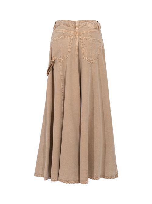 Gonna midi Hurghada in denim con corda gioiello PINKO | 104647 A33RC88